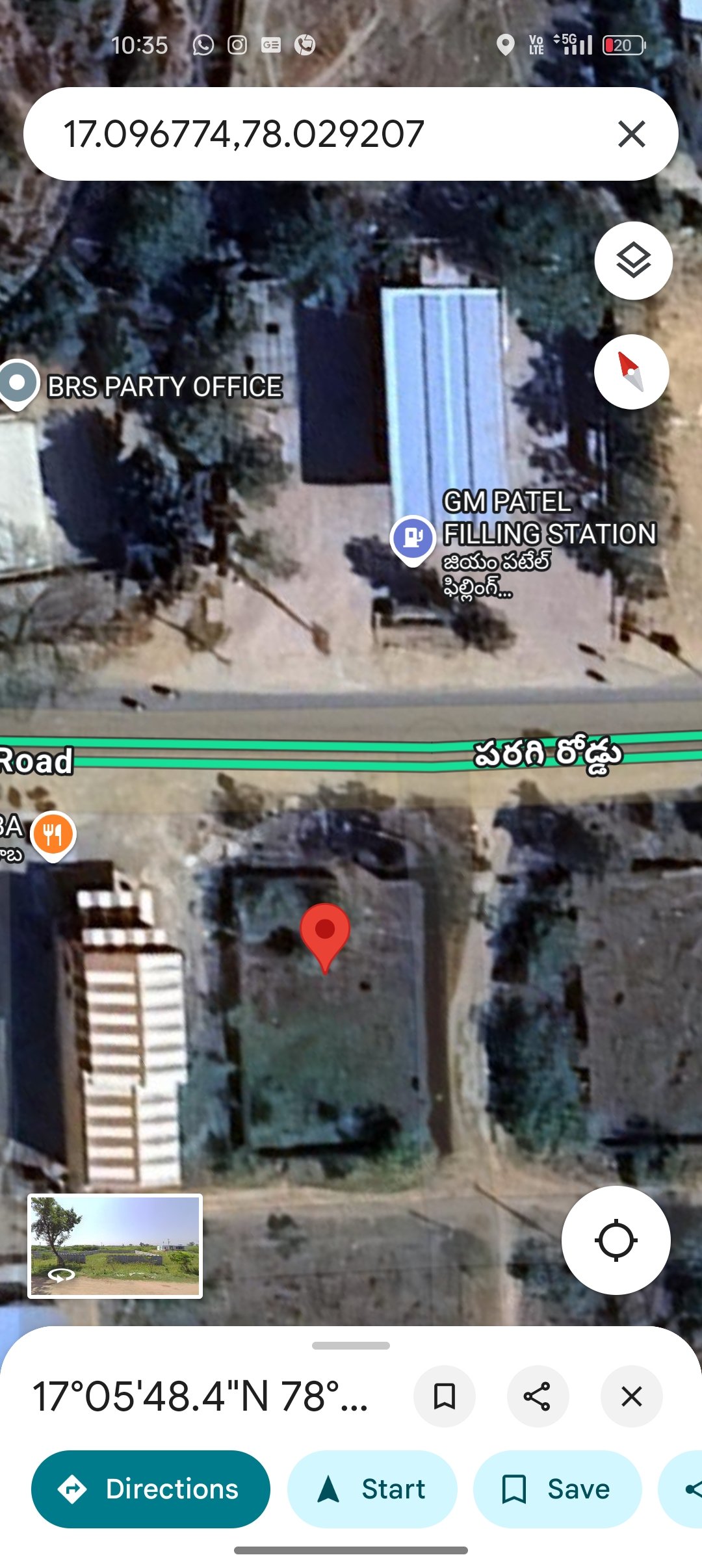 Plot For Sale At Kondurg Highway Commercial Bit..